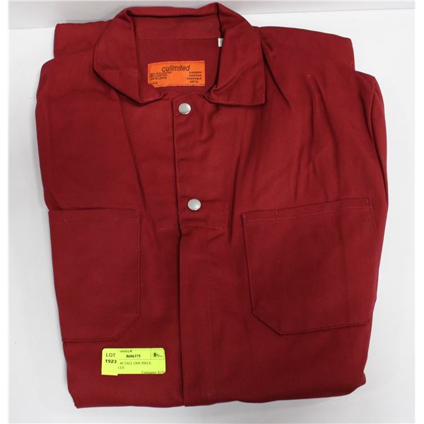 RED SIZE 46 TALL ONE PIECE COVERALLS