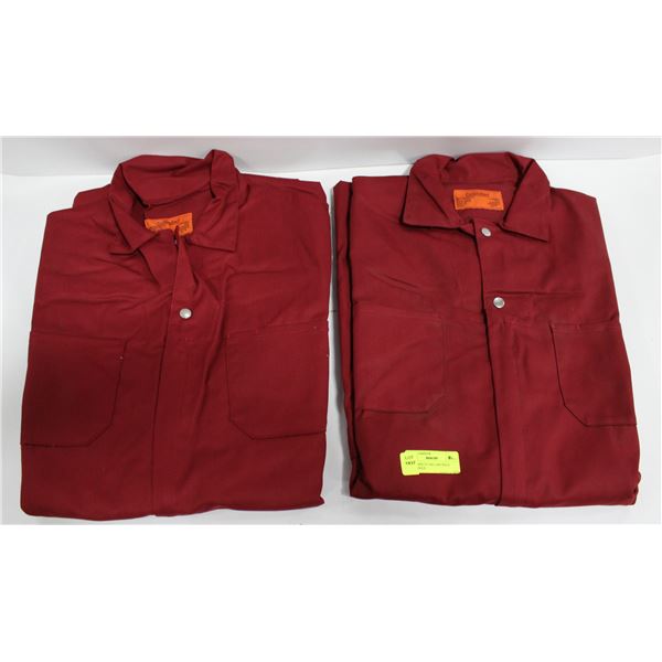2 PAIR SIZE 52 TALL ONE PIECE COVERALLS