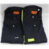 Image 1 : 2 PAIR BLUE SIZE 62 ONE PIECE COVERALLS W/ REFLECT