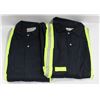 Image 1 : 2 PAIR BLUE SIZE 64 ONE PIECE COVERALLS W/ REFLECT