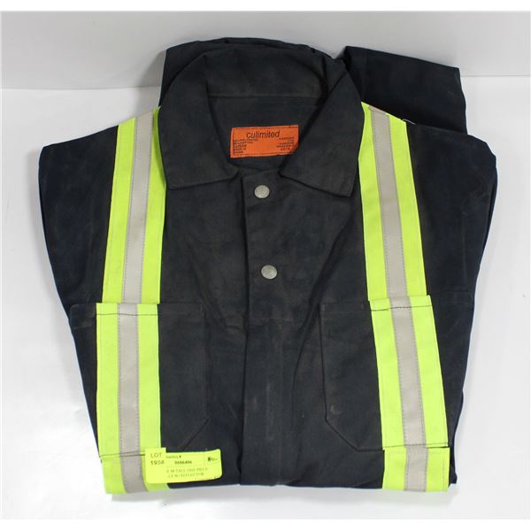 BLUE SIZE 48 TALL ONE PIECE COVERALLS W/ REFLECTOR