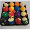 Image 1 : SET OF POOL TABLE BALLS