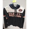 HARLEY DAVIDSON ZIP UP HOODIE - LADIES SIZE MEDIUM