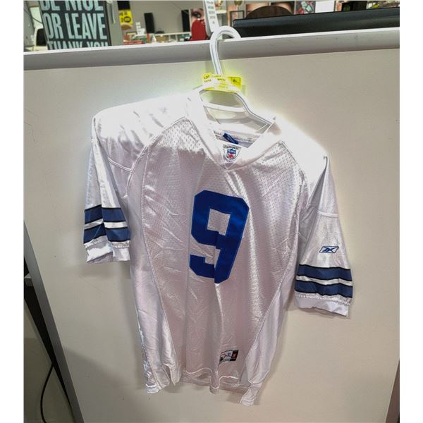 DALLAS COWBOY JERSEY, TONY ROMO #9, YOUTH SIZE XL
