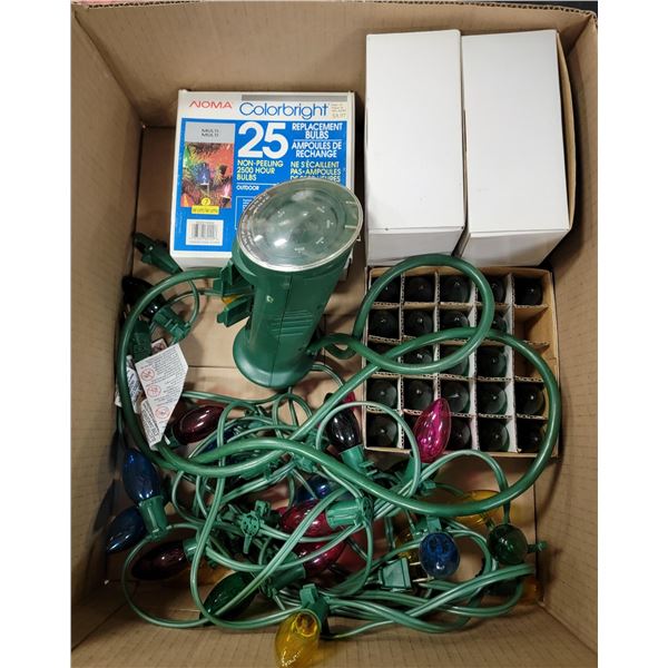 OUTDOOR CHRISTMAS LIGHT TIMER & LARGE BULB