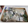 Image 1 : FLAT OF ASSORTED HARDWARE, DRAWER PULLS & MORE