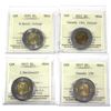 Image 1 : 7x 2014-2020 Canada Commemorative $2 Certified MS-64 Coins. You will receive 3x NGC/ICCS cross grade