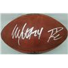 Image 1 : Russell Wilson & Marshawn Lynch Autographed NFL Leather Football Seattle Seahawks (RW & ML Holo)