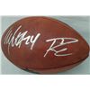 Image 2 : Russell Wilson & Marshawn Lynch Autographed NFL Leather Football Seattle Seahawks (RW & ML Holo)