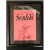 Image 1 : JERRY SEINFELD & JASON ALEXANDER DUAL SIGNED SEINFELD SCRIPT COVER (RA COA)