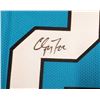 Image 2 : Carolina Panthers Christian McCaffrey Autographed Blue Jersey (Beckett Holo)