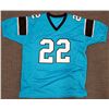 Image 3 : Carolina Panthers Christian McCaffrey Autographed Blue Jersey (Beckett Holo)