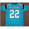 Image 4 : Carolina Panthers Christian McCaffrey Autographed Blue Jersey (Beckett Holo)