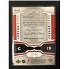 Image 2 : 2005 UPPER DECK #G-JT JOE THORNTON GEMOGRAPHY AUTOGRAPHED HOCKEY CARD