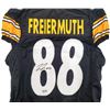 Image 2 : Pittsburgh Steelers Pat Freiermuth Autographed Black Pro Cut Jersey (Beckett Holo)