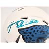 Image 2 : James Robinson Autographed Jacksonville Jaguars Lunar Eclipse White Speed Helmet (Beckett Witnessed)