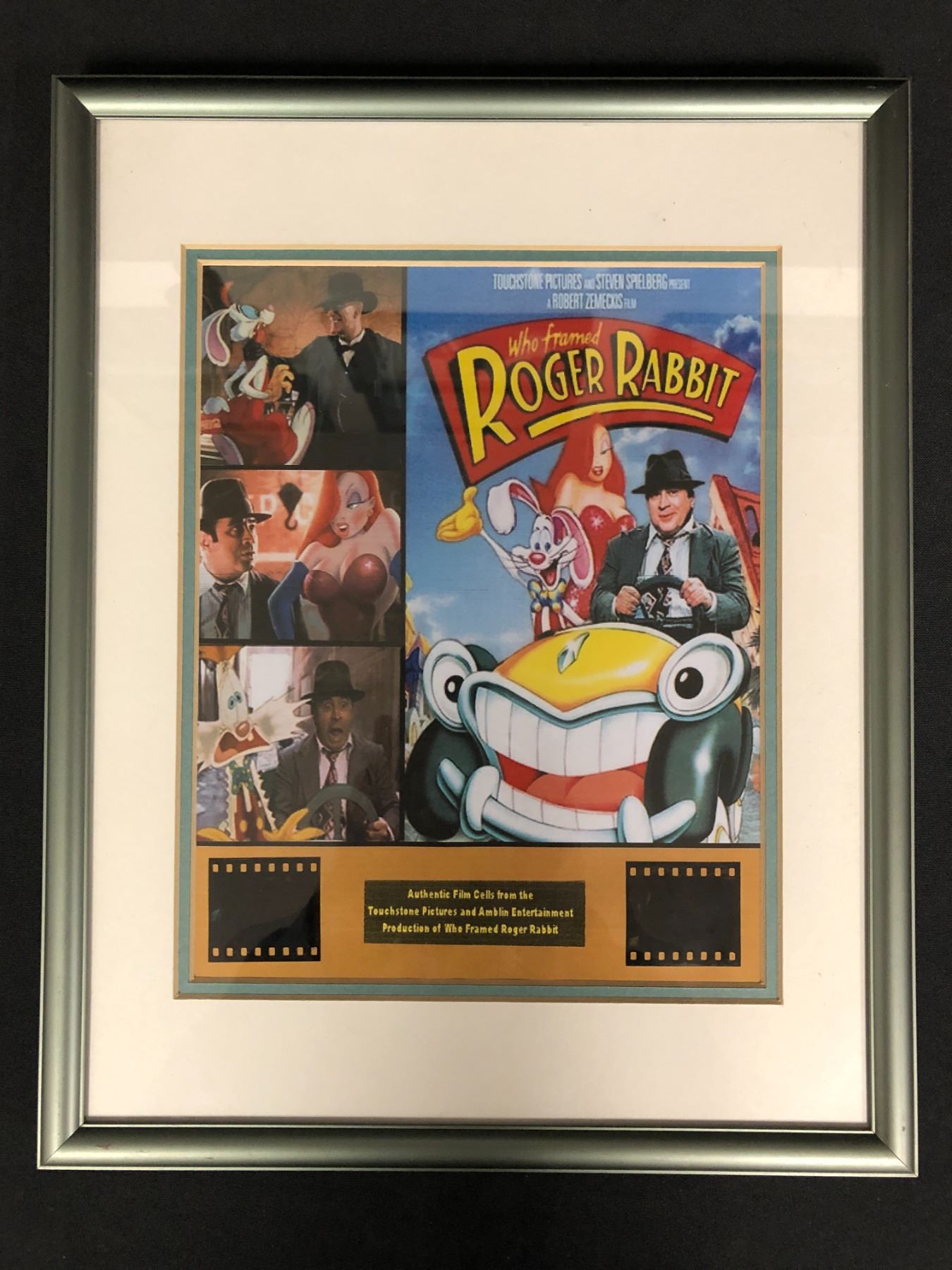 WHO FRAMED ROGER RABBIT FILM CELL DISPLAY