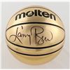 Image 1 : LARRY BIRD SIGNED MOLTEN GOLD BASKETBALL ( BECKETT COA)