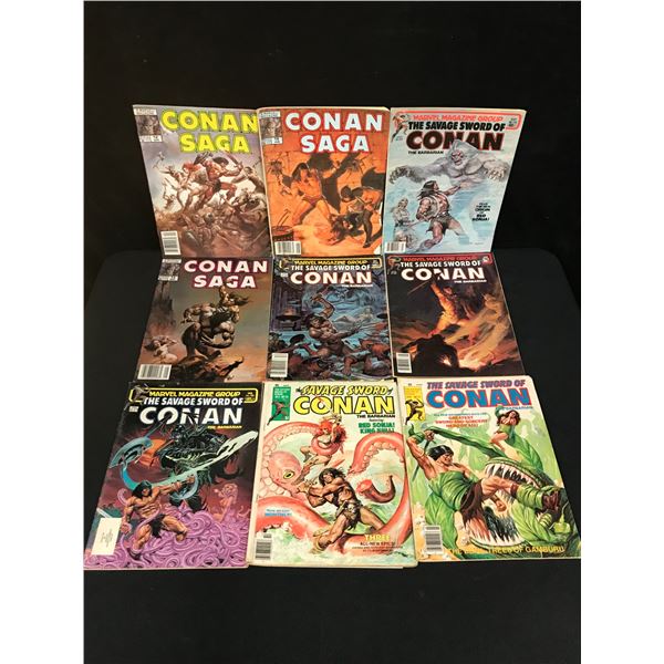 ASSORTED CONAN COMIC BOOK LOT (MARVEL)