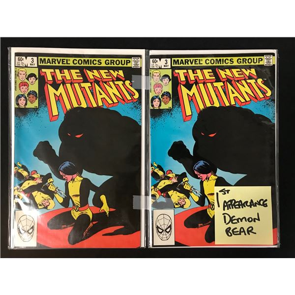 THE NEW MUTANTS #3 (MARVEL COMICS) X2