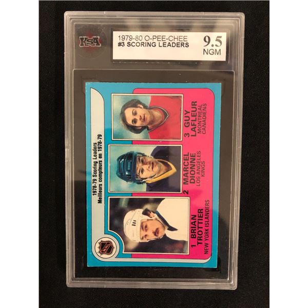 1979-80 O-PEE-CHEE #3 SCORING LEADERS (9.5 NGM)