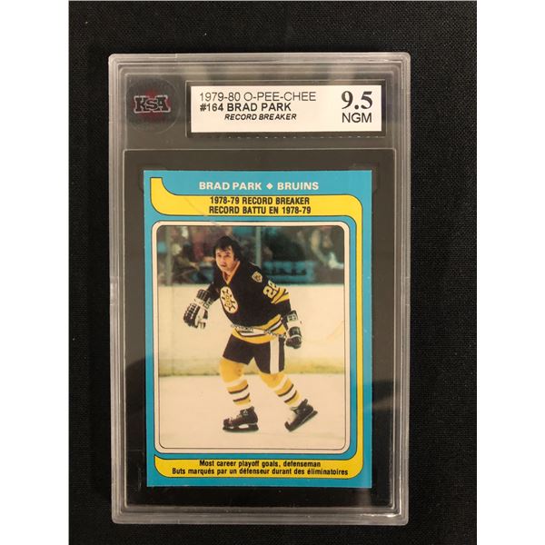 1979-80 O-PEE-CHEE #164 BRAD PARK Record Breaker (9.5 NGM)