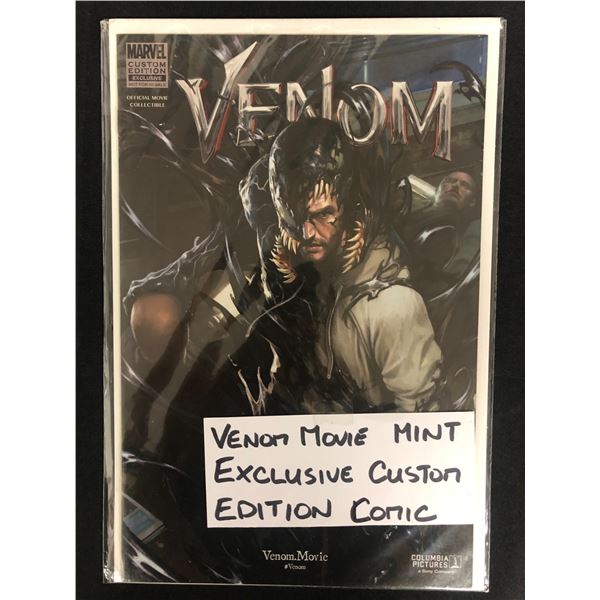 VENOM MARVEL CUSTOM EDITION EXCLUSIVE OFFICIAL MOVIE COLLECTIBLE COMIC