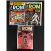 Image 1 : ROM COMIC BOOK LOT (MARVEL COMICS)