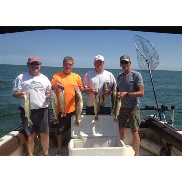 WALLEYE FISHING TRIP FOR SIX PEOPLE ON LAKE ERIE