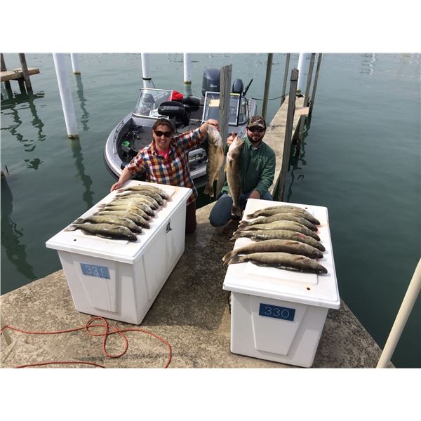 DETROIT RIVER WALLEYE FISHING TRIP FOR THREE