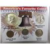 Image 2 : Americans Favorite Coins Set of 5 Coins