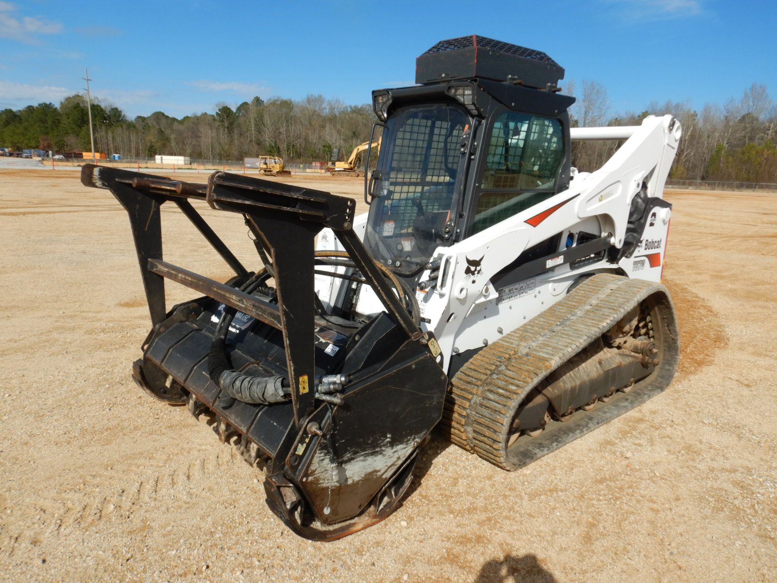 2020 BOBCAT T870 Skid Steer Loader Mulcher