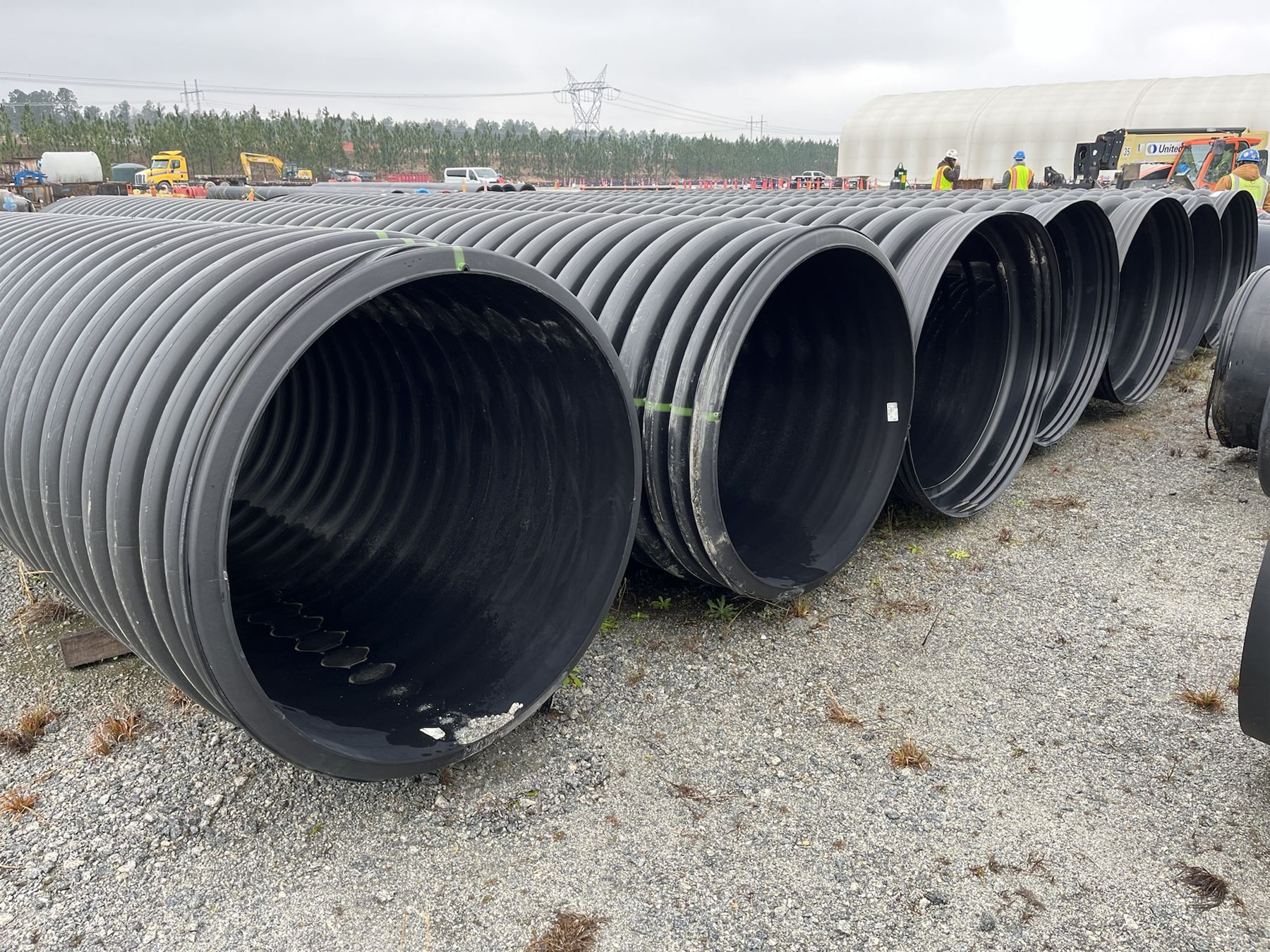 MISC HDPE CORRIGATED PIPE J.M. Wood Auction Company, Inc.