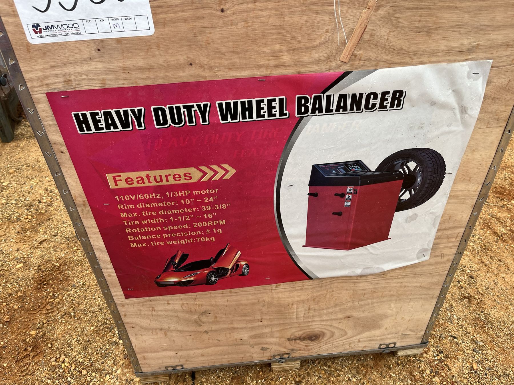 HEAVY DUTY WHEEL BALANCER (A1) - J.M. Wood Auction Company, Inc.