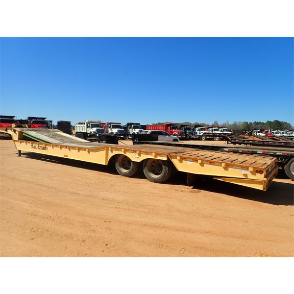 2007 TRAIL-EZE TE80HT48DD Lowboy Trailer - J.M. Wood Auction