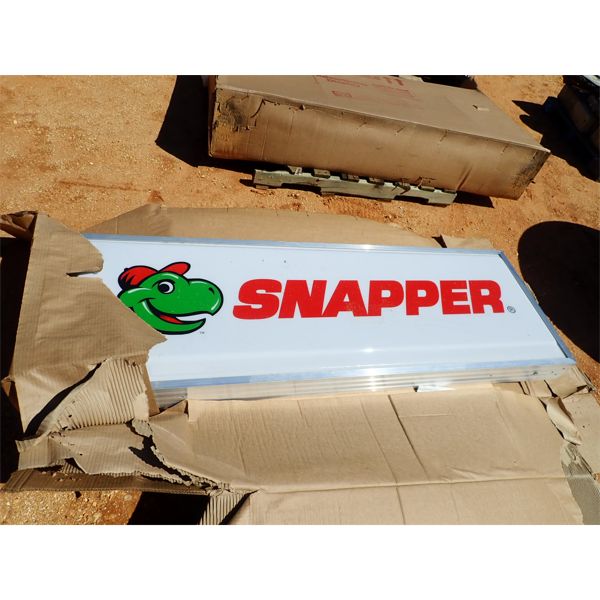 ADVERTISING DISPLAY SNAPPER SIGN (C-6) - J.M. Wood Auction Company, Inc.