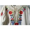 Image 1 : Vintage Embroidered White Cotton Blouse  #2258926