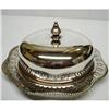 Image 1 : LOVELY 2 Piece Silver BUTTER DISH #2310337