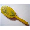 Image 1 : ANTIQUE HAND PAINTED BAKELITE HAIRBRUSH #2310347