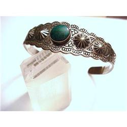 VINTAGE SILVER TONE CUFF BRACELET #2310354