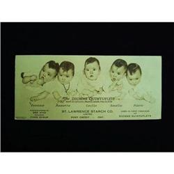 1935 THE DIONNE QUINTUPLETS CARD #2310368