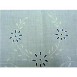 White on White Embroidered  Runner  #2310381