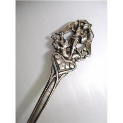 SILVER FIGURAL SOUVENIR SPOON - BRUSSELLES #2310445