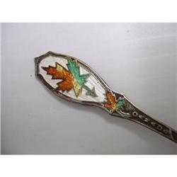 STG.ENAMEL SOUVENIR SPOON-CANADA #2310447