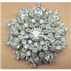 Image 1 : CLASSY CLEAR RHINESTONE - BROOCH #2310451