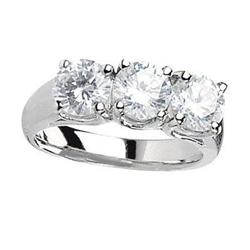 1.42ct Three Stone Diamond Ring #2310627