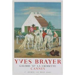 Yves Brayer Cannes-Galerie 65, 1960 Lithograph #2311497