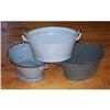 : Holland Enamel Wash Tub Basin ~ Garden #2311813