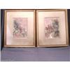 Image 1 : water color, pair of english signed E.R. #2312098
