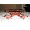 Image 1 : FOSTORIA 3 FTD. PINK BOWL WITH MATCHING #2312284